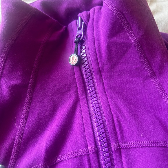 Lululemon purple long sleeve zip up - Picture 3 of 3